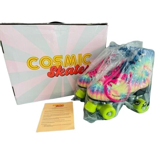 *COSMIC ROLLER SKATES ARCHIE 15 TIE DYE SIZE 6 WOMENS (P24007889) - Picture 1 of 9